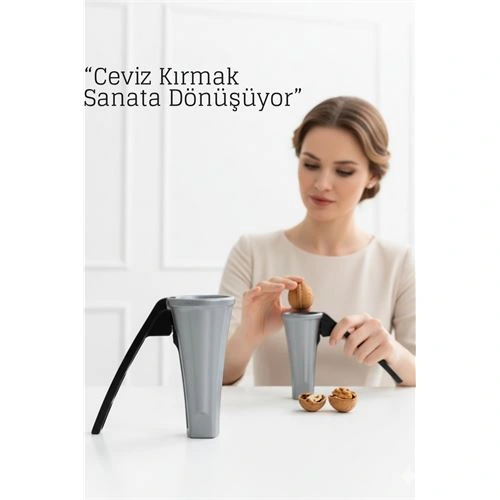 Metal Konik Fındık ve Ceviz Kırıcı - Döküm Ceviz Fındık Kıracağı