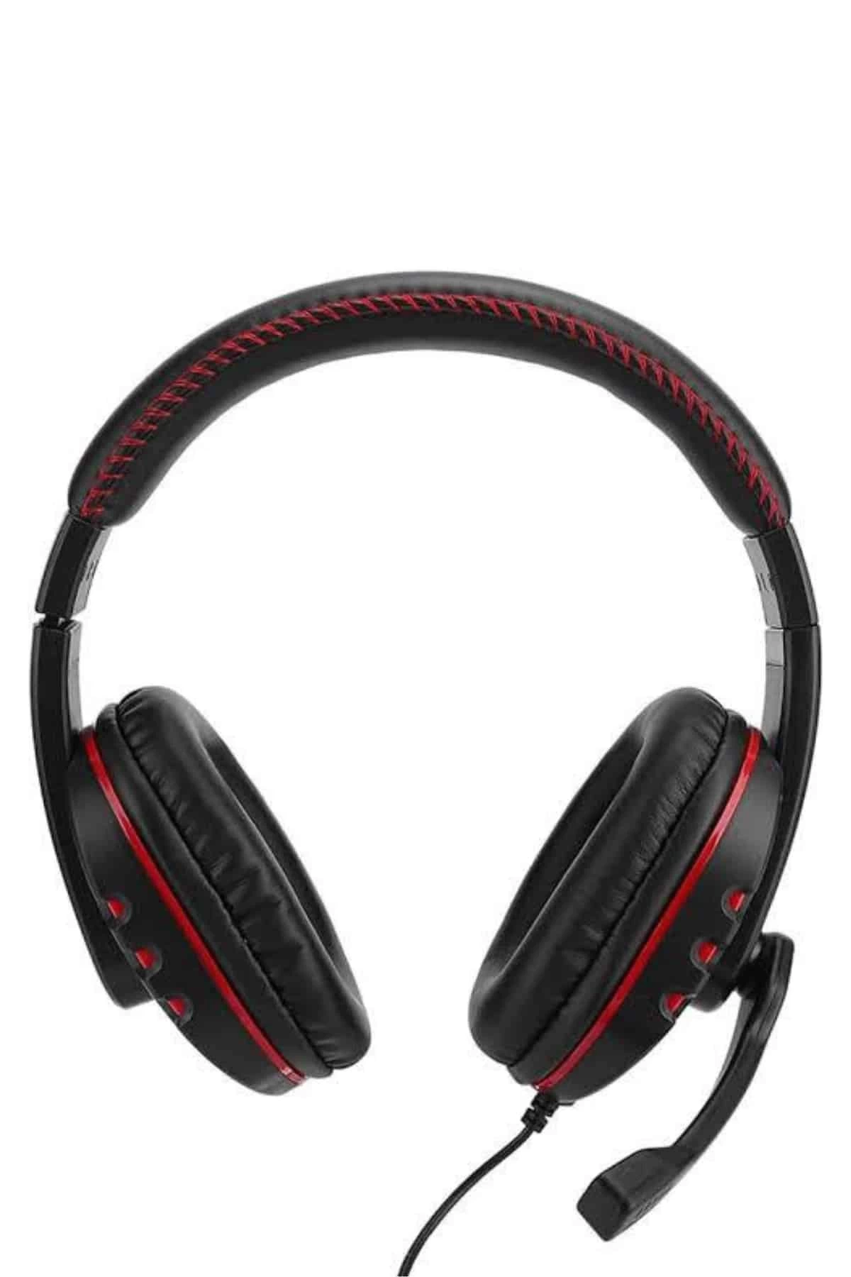 Mikrofonlu Gamer Kulaklık Kulaklığı Yüksek Ses Kaliteli Stereo Yumuşak Yastıklar 1 Mikrofonlu Gamer Kulaklık Kulaklığı Yüksek Ses Kaliteli Stereo Yumuşak Yastıklar