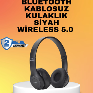 Mikrofonlu Kablosuz Kulaklık | Uzun Pil Ömrü ve Stereo Ses Performansı