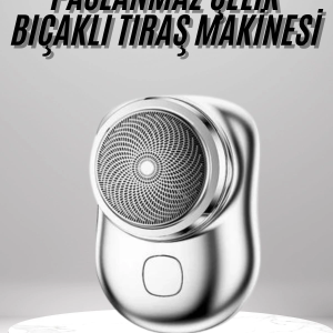 Mini Sıfır Sakal Yanak Tıraş Makinesi USB Şarjlı Sıfır Sakal Taşınabilir Korumalı