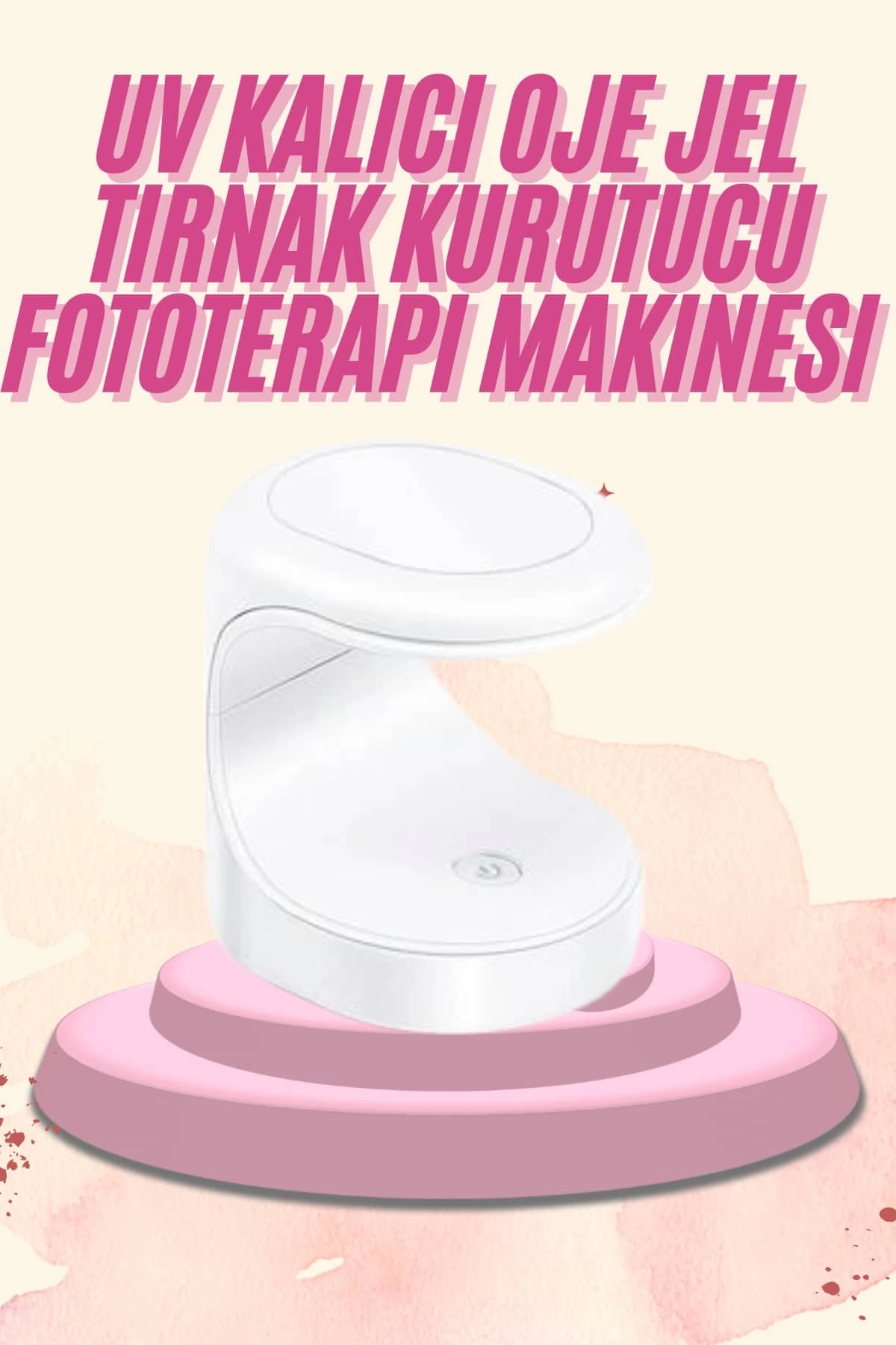 Mini Taşınabilir Kalıcı Oje Jel Tırnak Kurutucu Fototerapi Makinesi 1 Mini Taşınabilir Kalıcı Oje Jel Tırnak Kurutucu Fototerapi Makinesi