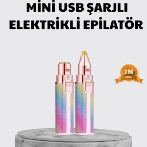 Mini Yüz ve Kaş Epilatörü – 8000 RPM Güçlü Motor ve Paslanmaz Çelik Başlık