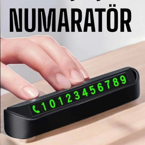 Numaralık Araç İçi Araba Araç Park Numaratör Telefon Numarası Yazma