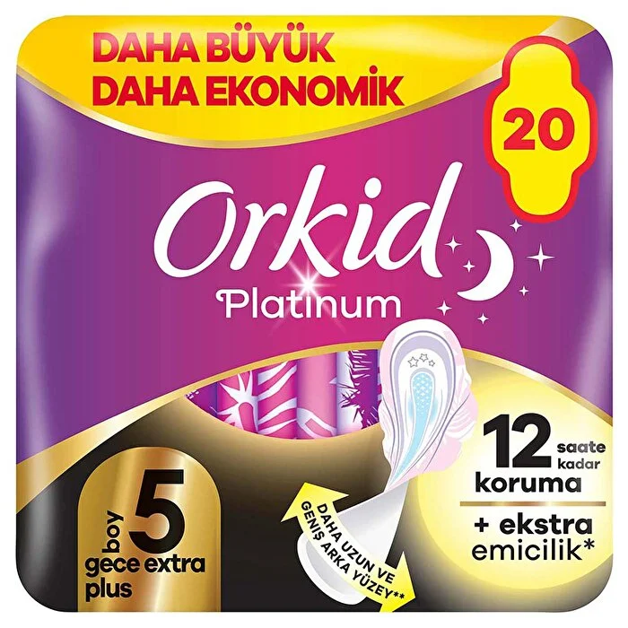 Ultra Platinum Gece Ekstre Plus Ped 20'Li