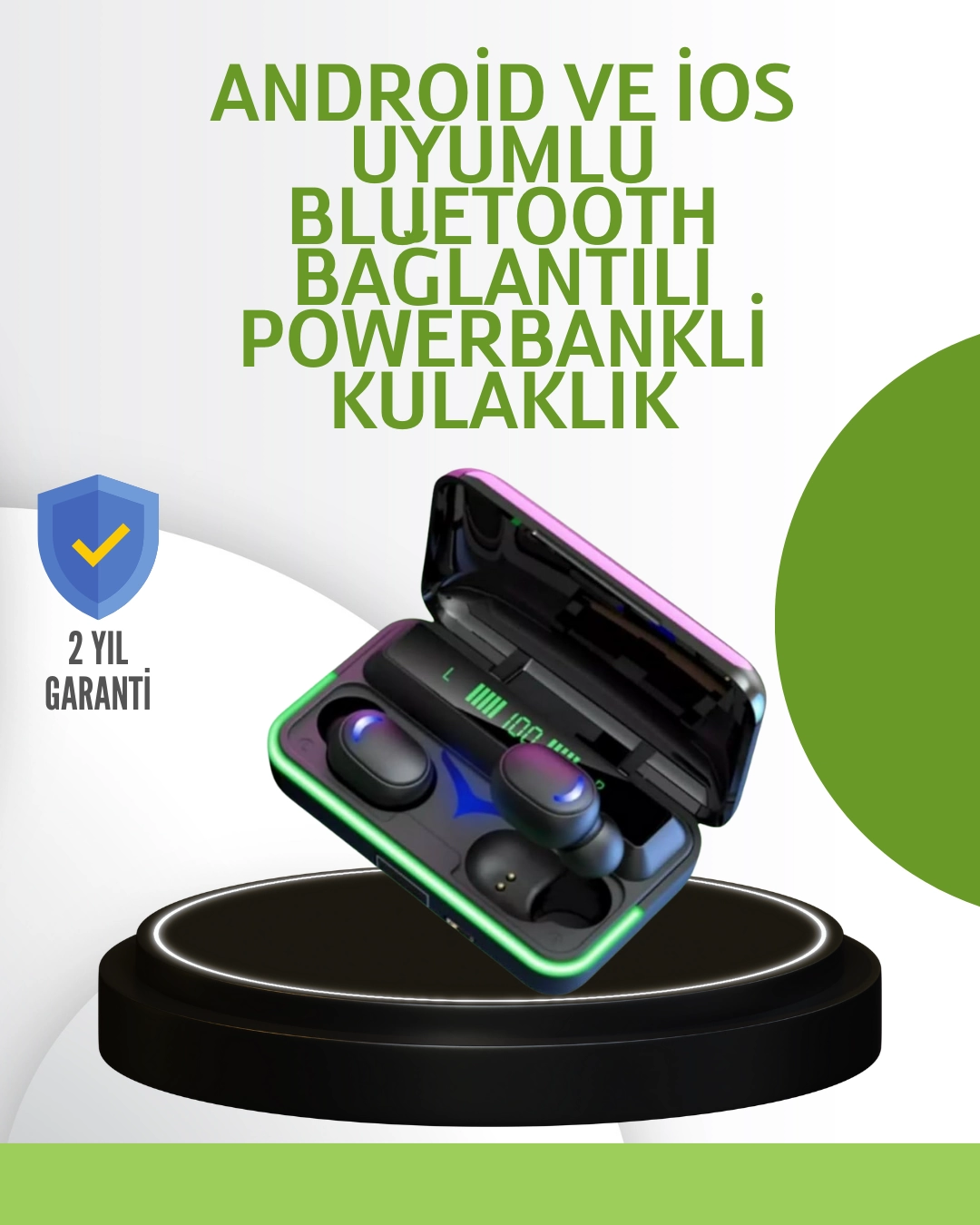 Oyun Modlu E10 Bluetooth Kulaklık Powerbank ve LED Ekranlı 1 Oyun Modlu E10 Bluetooth Kulaklık Powerbank ve LED Ekranlı