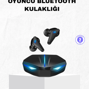 Bluetooth Kulaklık Tam Kablosuz Stereo LED Işıklı