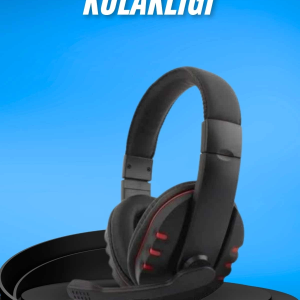 Kulaklığı Kulak Üstü Kablolu Gaming Kulaklık Mikrofonlu ANC Özelliği