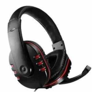Kulaklığı Kulak Üstü Kablolu Stereo Mikrofonlu Yumuşak Kulak Yastığı