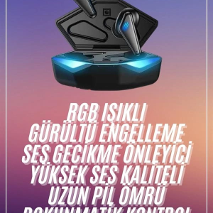 Kulaklığı Mikrofonlu Kablosuz Gaming Kulaklık Powerban Yüksek Ses Kaliteli