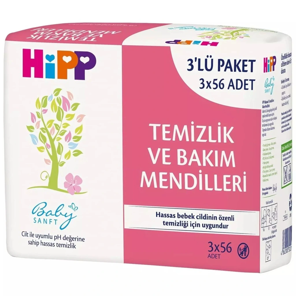 Temizlik ve Bakım Mendili 3'Lü 168 Yaprak