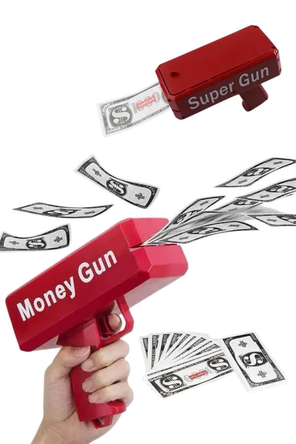 Para Dolar Atma Makinası Super Money Gun Para Saçma Fırlatma Tabancası 1 Para Dolar Atma Makinası Super Money Gun Para Saçma Fırlatma Tabancası