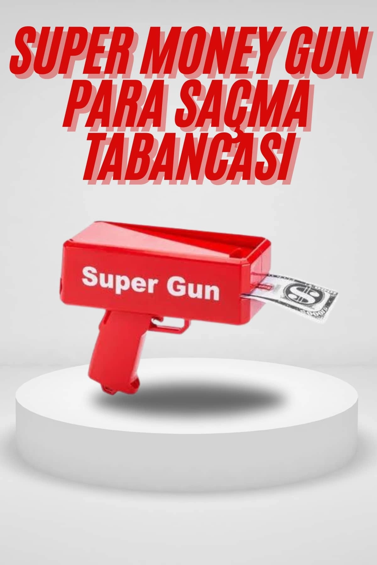 Para Saçma Tabancası Kırmızı Para Fırlatma Oyuncağı Parti Eğlencesi 1 Para Saçma Tabancası Kırmızı Para Fırlatma Oyuncağı Parti Eğlencesi