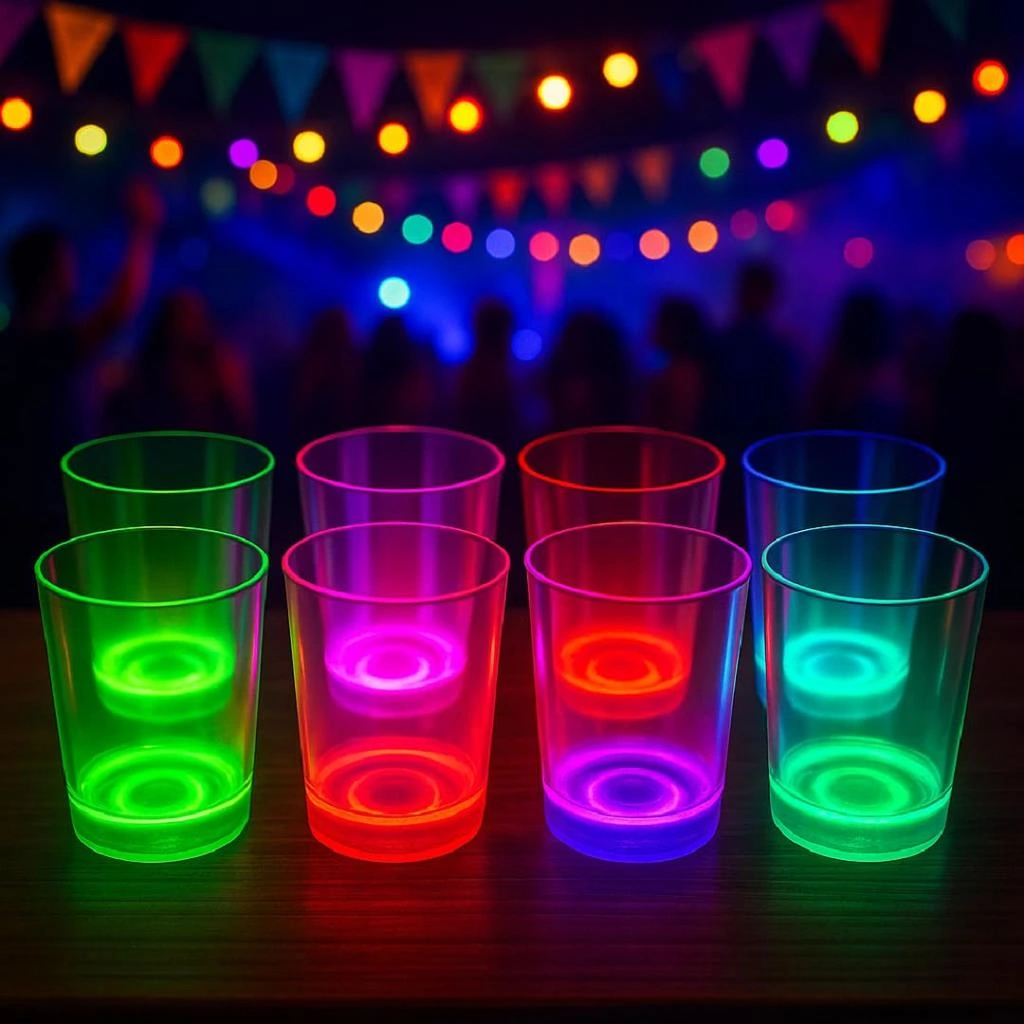 Neon Mavi Bardak 8.5 x 10.5 cm