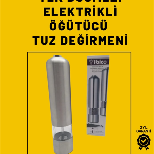 Pil İle Çalışan Elektrikli Baharat Öğütme Cihazı Ergonomik Şeffaf Gövde