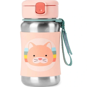 Zoo Pipetli Paslanmaz Çelik Suluk 350 ml Kedi
