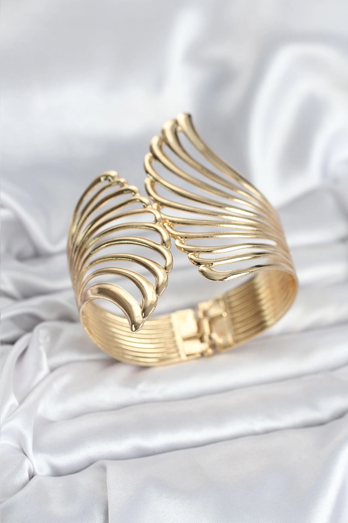 Pirinç Gold Renk Vintage Kadın Bileklik 1 Pirinç Gold Renk Vintage Kadın Bileklik
