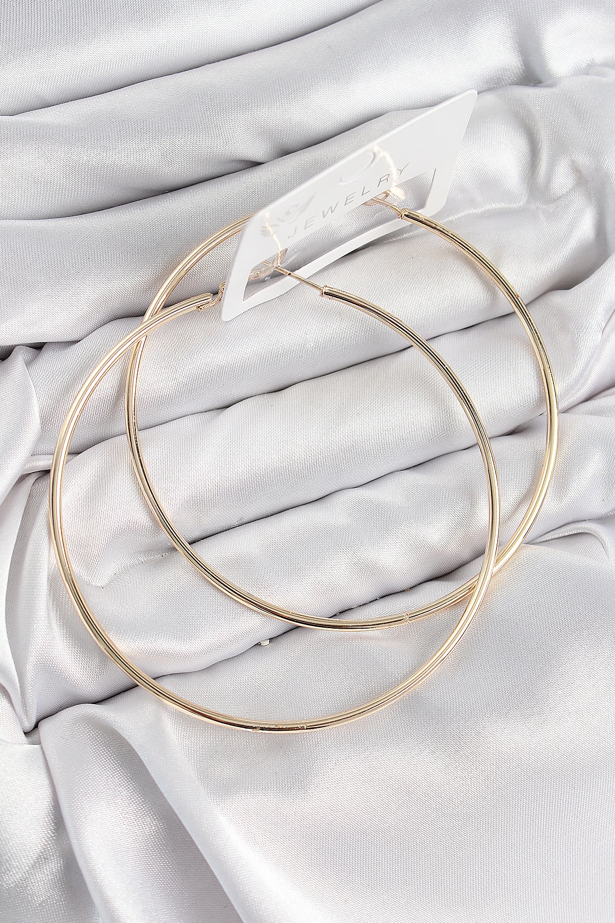 Pirinç Halka Model Gold Renk Kadın Küpe 1 Pirinç Halka Model Gold Renk Kadın Küpe