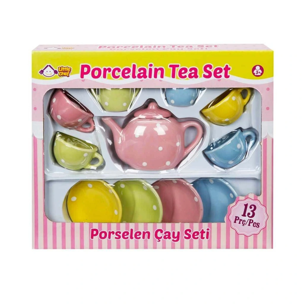Porselen Çay Takımı 13 Parça