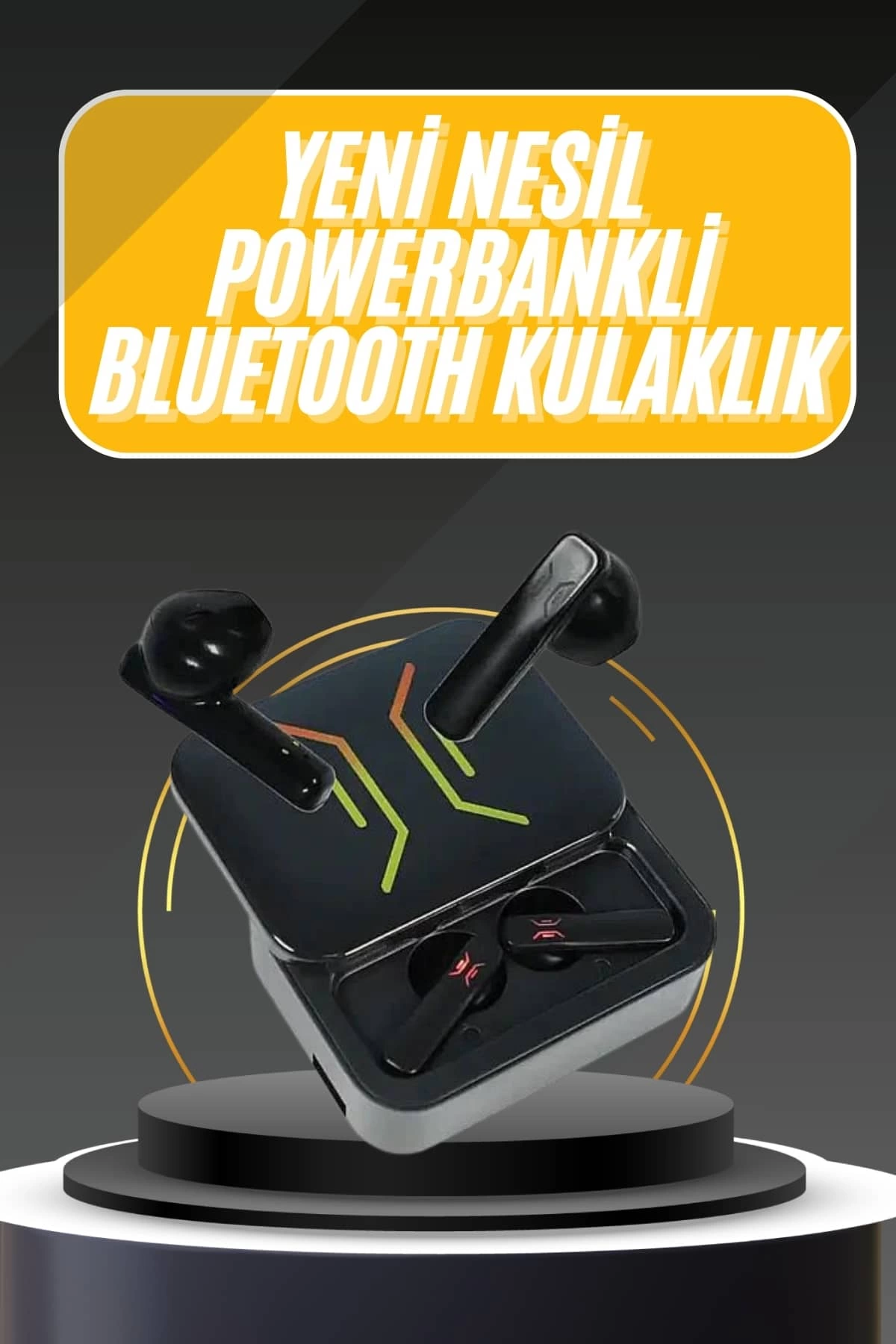 Powerbank Bluetooth Kulaklık Kulaklığı Yüksek Ses Kaliteli 1 Powerbank Bluetooth Kulaklık Kulaklığı Yüksek Ses Kaliteli