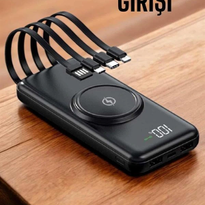 Powerbank Taşınabilir 10.000 Mah Hızlı Şarj Dijital Göstergeli