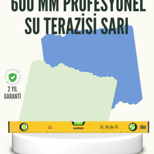 Profesyonel 600 mm Su Terazisi Duvar ve Montaj İşleri İçin