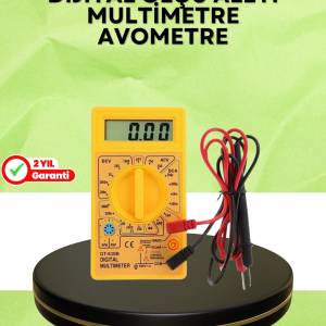 Profesyonel Dijital Multimetre Volt Amper Direnç Ölçümü