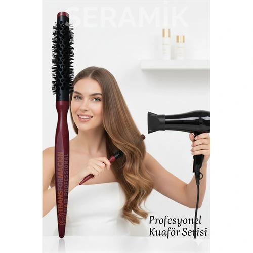 Profesyonel Kuaför 25 mm Ceramic Ionic Nano Fön Fırçası – 26 cm Uzunluk, Profesyonel Kuaför Serisi 722326