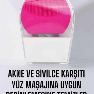 Profesyonel Yüz Temizleme Masaj Aleti Su Geçirmez, Kablosuz Şarj Özellikli Kolay Temizlenebilir