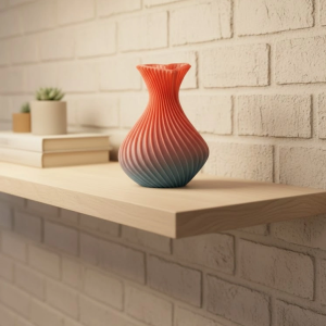 Romantik Kalp Figürlü Süslük Vazo Modern Tasarım 15 cm