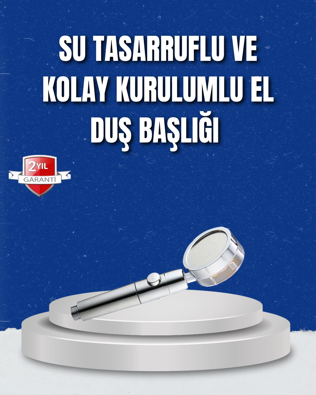 Şelale Sisi ve Masaj Özellikli Banyo Duş Başlığı 1 Şelale Sisi ve Masaj Özellikli Banyo Duş Başlığı