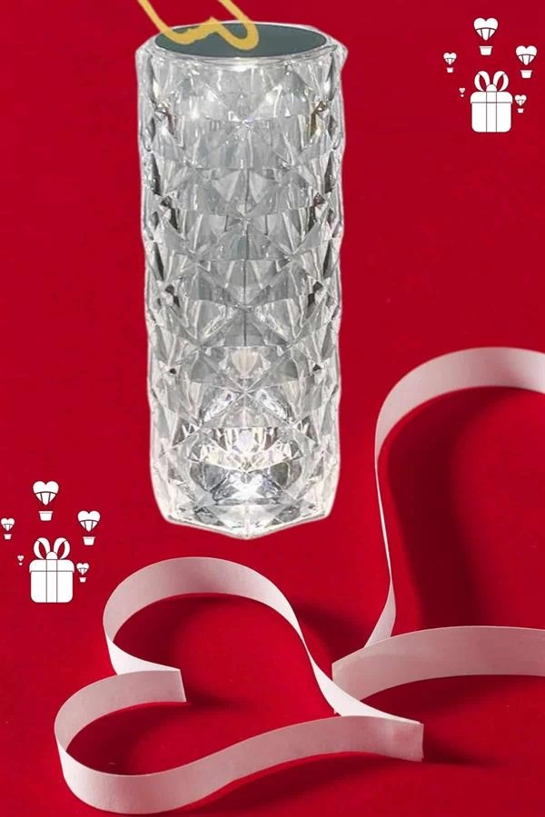 Sevgililer Günü İçin Hediye Kristal Lamba Sevgiliye Hediye USB Şarjlı Gece Lambası 1 Sevgililer Günü İçin Hediye Kristal Lamba Sevgiliye Hediye USB Şarjlı Gece Lambası