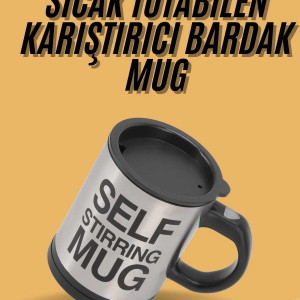 Sıcak Tutan Termos Bardak Kendi Kendini Karıştıran Mikser Kupa