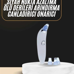 Siyah Nokta Temizleme Cihazı 4 Başlıklı Vakumlu Pilli Ölü Deri Arındırma