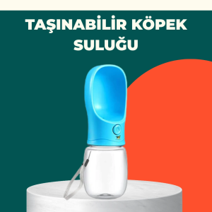 Sızdırma Önleyici Silikon Halkalı Pet Su Dispenseri Gezi Seyahat İçin