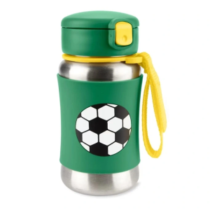 Zoo Pipetli Paslanmaz Çelik Suluk 350 ml Futbol