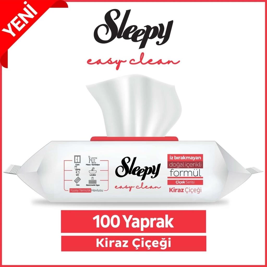 Yüzey Temizlik Havlusu 100 Adet Kiraz