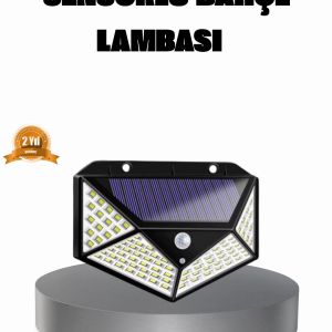 Solar Güçlü 100 LED Bahçe Lambası – Enerji Tasarruflu, Suya Dayanıklı ve Geniş Açılı Işık