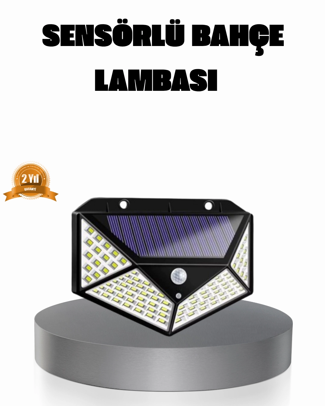 Solar Güçlü 100 LED Bahçe Lambası – Enerji Tasarruflu, Suya Dayanıklı ve Geniş Açılı Işık 1 Solar Güçlü 100 LED Bahçe Lambası – Enerji Tasarruflu, Suya Dayanıklı ve Geniş Açılı Işık