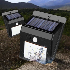 Solar Lamba Giriş, Bahçe Yol Avlu Hareket Sensörlü Led Parlak Gece Su Geçirmez