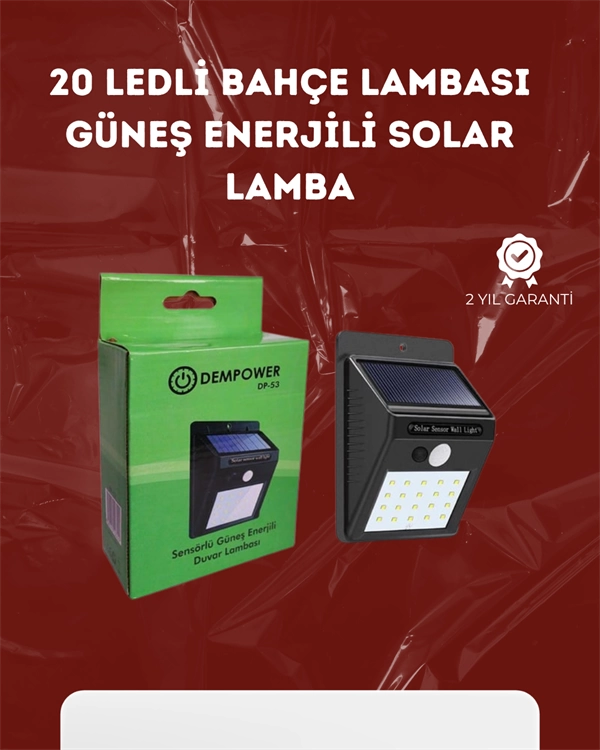 Su Geçirmez 20 LED Solar Aydınlatma | Dış Mekan için PIR Hareket Sensörü ile Akıllı Işık 1 Su Geçirmez 20 LED Solar Aydınlatma | Dış Mekan için PIR Hareket Sensörü ile Akıllı Işık