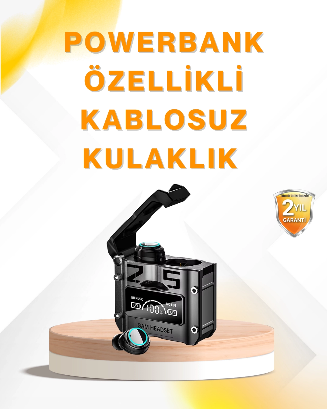 Su Geçirmez Bluetooth Kulak İçi Kablosuz Kulaklık 400mAh Pil 1 Su Geçirmez Bluetooth Kulak İçi Kablosuz Kulaklık 400mAh Pil