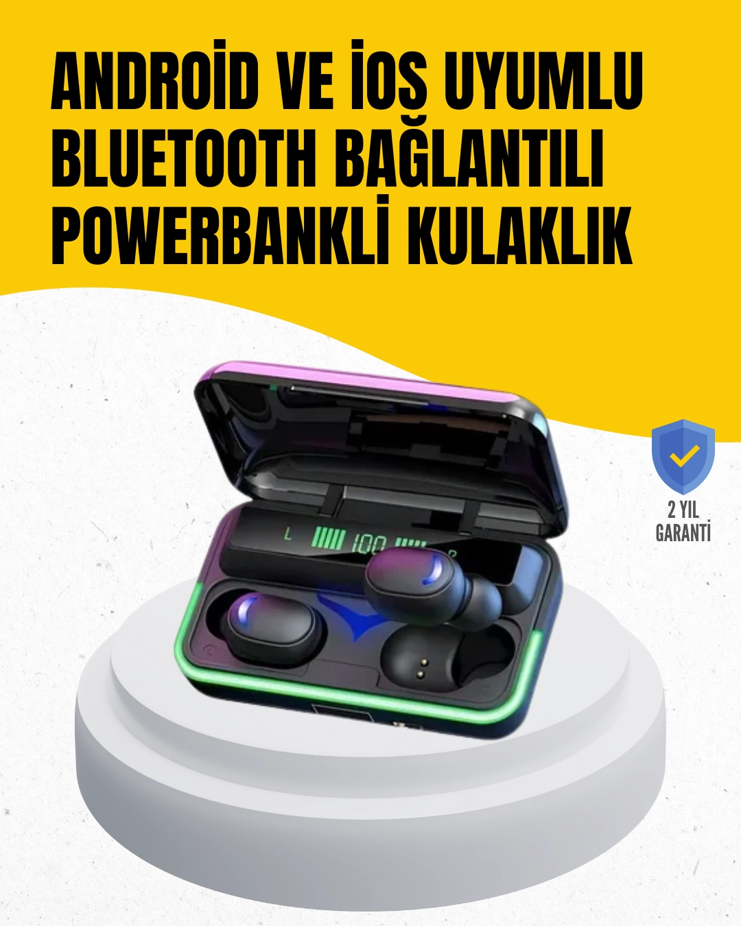 Su Geçirmez E10 Bluetooth Kulaklık Powerbank ve Gürültü Engelleme 1 Su Geçirmez E10 Bluetooth Kulaklık Powerbank ve Gürültü Engelleme