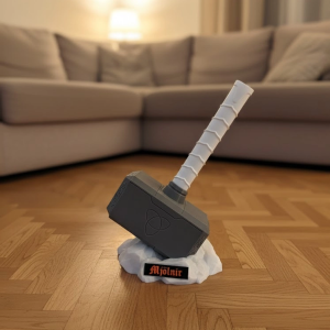 Thor’un Çekici Dekoratif Süs Güçlü ve İkonik Tasarım 20x34 cm