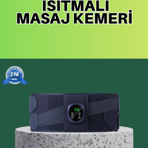 Titreşimli Masajlı Bel Kemeri Sessiz Çalışma 100 cm Bel Uyumlu