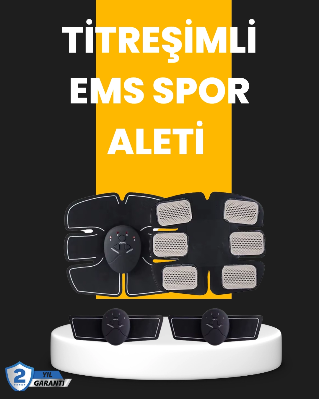 Titreşimli EMS Spor ve Fitness Cihazı Karın Kası Kol Bacak 2025 Model 1 Titreşimli EMS Spor ve Fitness Cihazı Karın Kası Kol Bacak 2025 Model