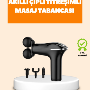 Titreşimli Masaj Aleti Şarjlı Masaj Tabancası Spor Sonrası Kas Gevşetici