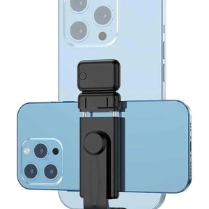 Tripod Selfie Çubuğu Bluetooth Kumandalı Kablosuz Led Işıklı
