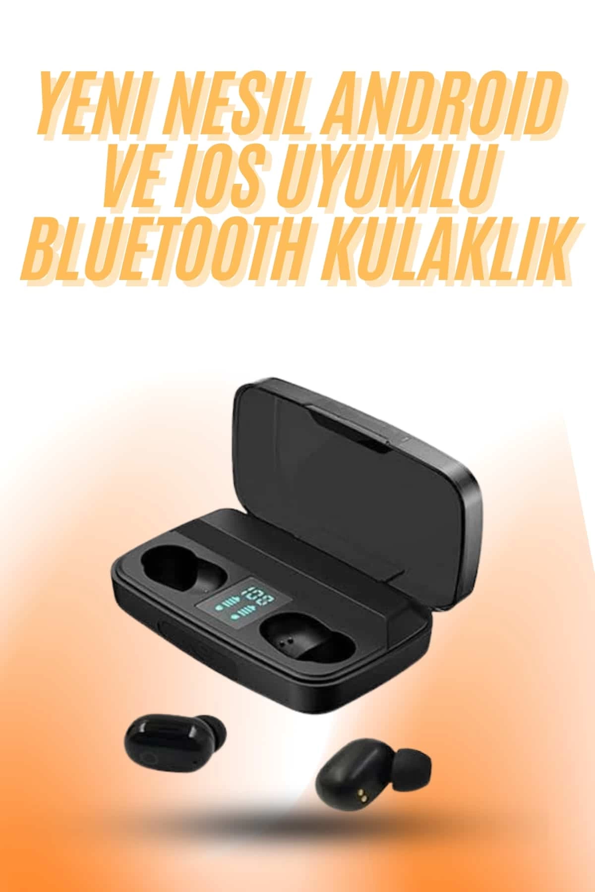 TWS Bluetooth Kulaklık 5.0 Bluetooth Bağlantılı Dokunmatik Kontrol Özelliği 1 TWS Bluetooth Kulaklık 5.0 Bluetooth Bağlantılı Dokunmatik Kontrol Özelliği