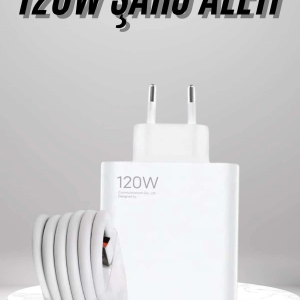 Type C Yüksek Hızlı Şarj Aleti Beyaz 120W Ultra Uzun Ömürlü