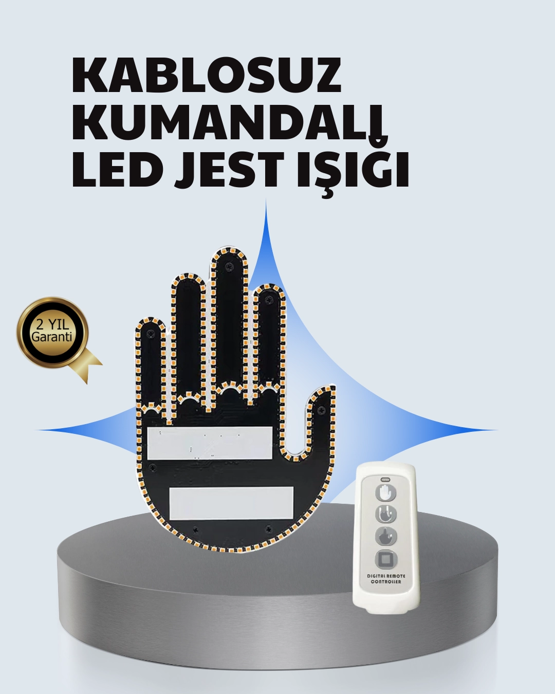 Uzaktan Kumandalı Çok Fonksiyonlu Araç Led Işığı 1 Uzaktan Kumandalı Çok Fonksiyonlu Araç Led Işığı